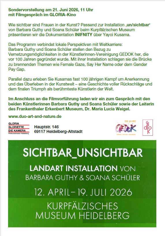 Flyer Yayoi2 Gloria Filmgesprach