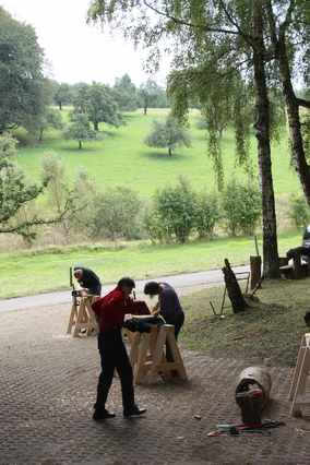 Holzbildhauen Heidelberg am Kohlkopf