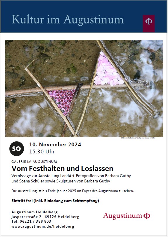 2024 10 31 Plakat Festhalten und Loslassen