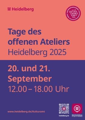 Plakat Offenes Atelier Heidelberg 2025