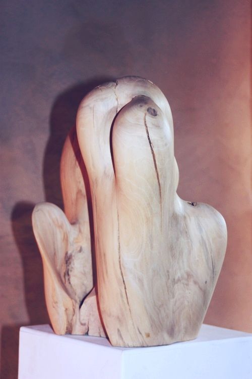 Skulptur_von_Barbara_Guthy_aus_Holunderholz_-__Grosse_Mutter